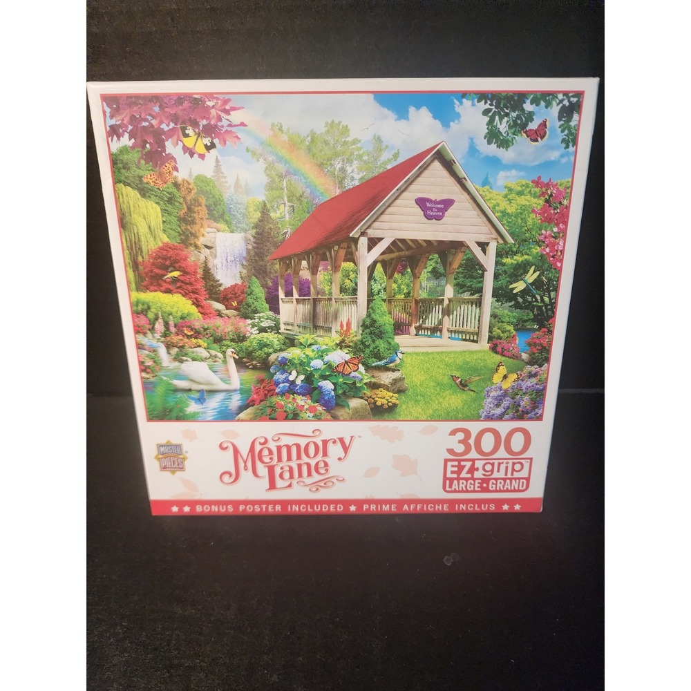 MasterPieces Memory Lane 300 Piece EZ-Grip Puzzle Welcome to Heaven Alan Giana